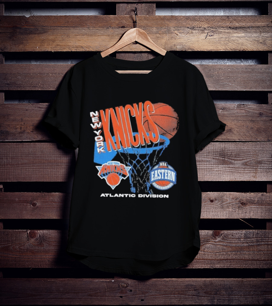 New York Knicks 90s Hardwood Classics Eastern Atlantic Division T-Shirt