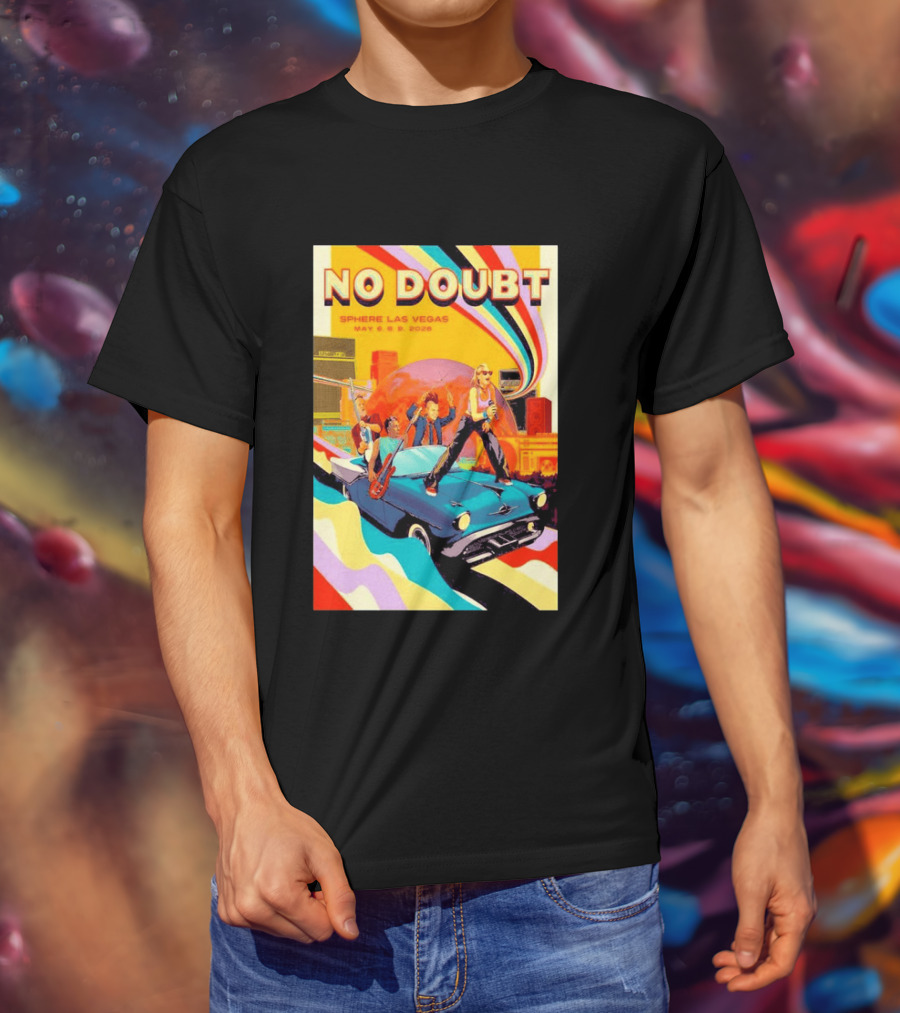No Doubt Sphere Las Vegas May 6 9 2026 Vintage Road Trip Concert T-Shirt