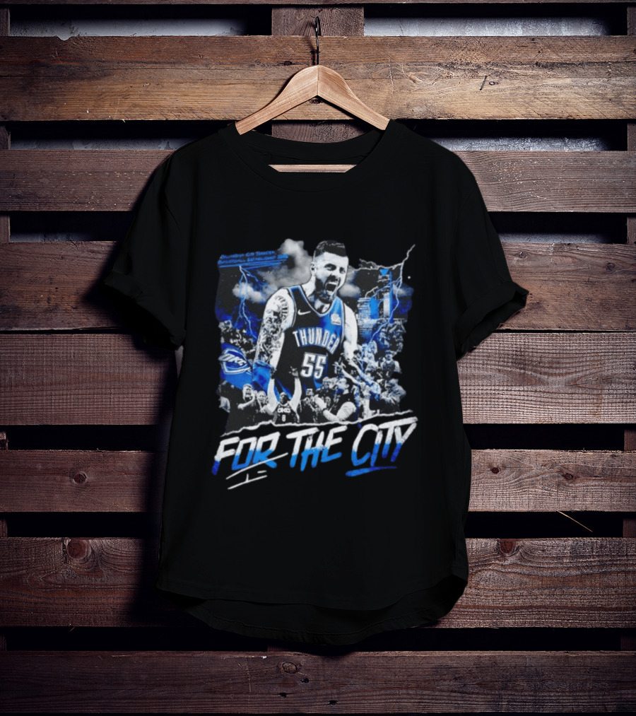 Oklahoma City Thunder Isaiah Hartenstein 55 For The City T-Shirt