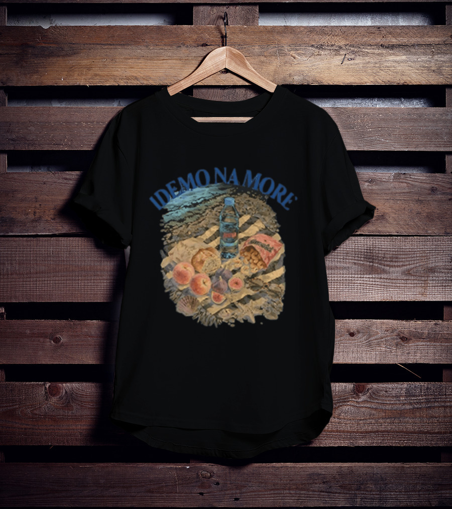 Idemo Na More Balkan Summer Beach Essentials Snacks Water T-Shirt