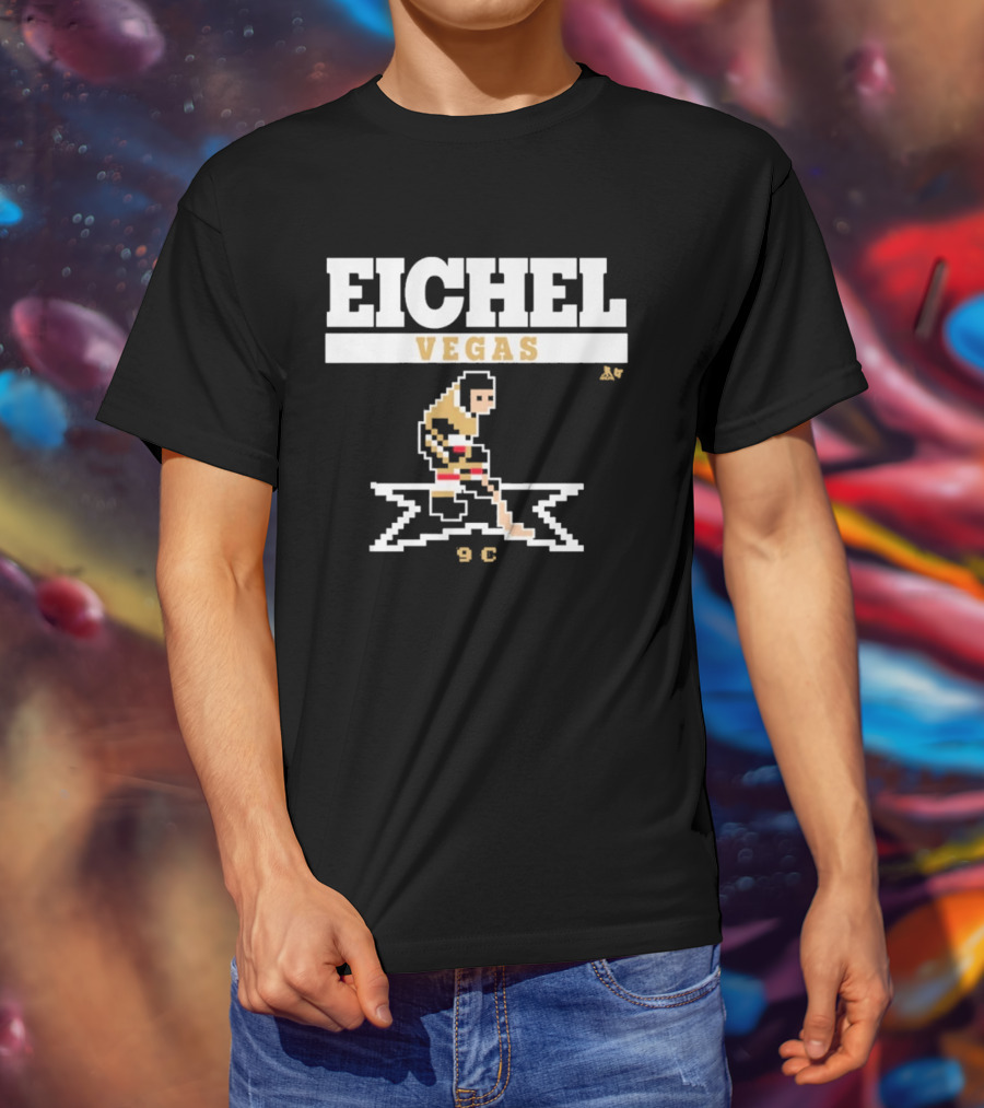 Eichel Vegas Pixel Art Hockey 9 T-Shirt