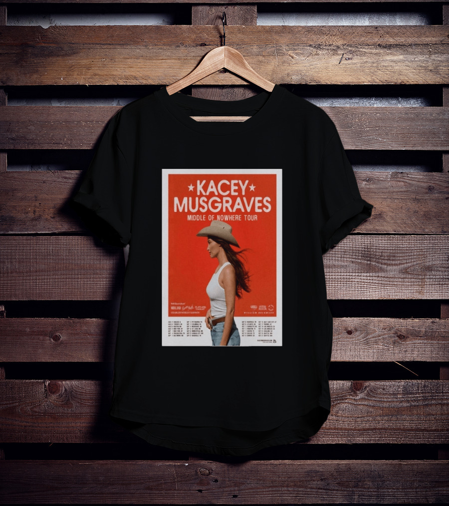 Kacey Musgraves Middle Of Nowhere Tour 2026 Concert Country Music Event T-Shirt