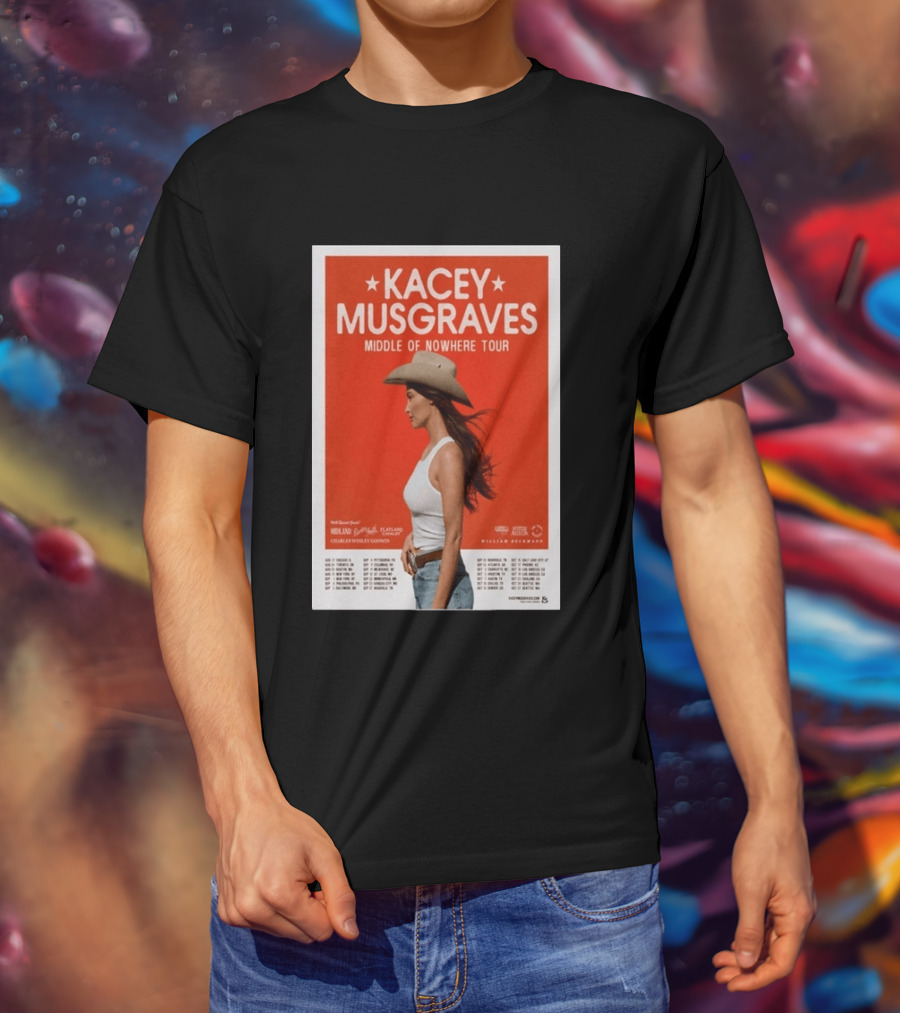Kacey Musgraves Middle Of Nowhere Tour 2026 Concert Country Music Event T-Shirt