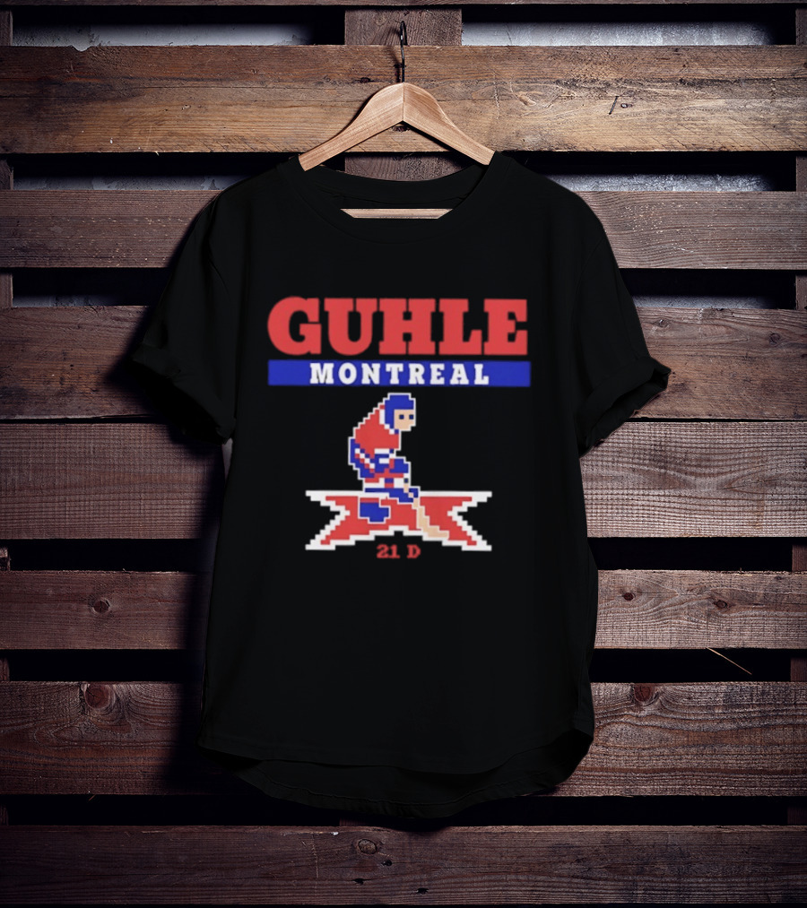 Guhle Montreal Canadiens Pixel Art 21 D Hockey T-Shirt