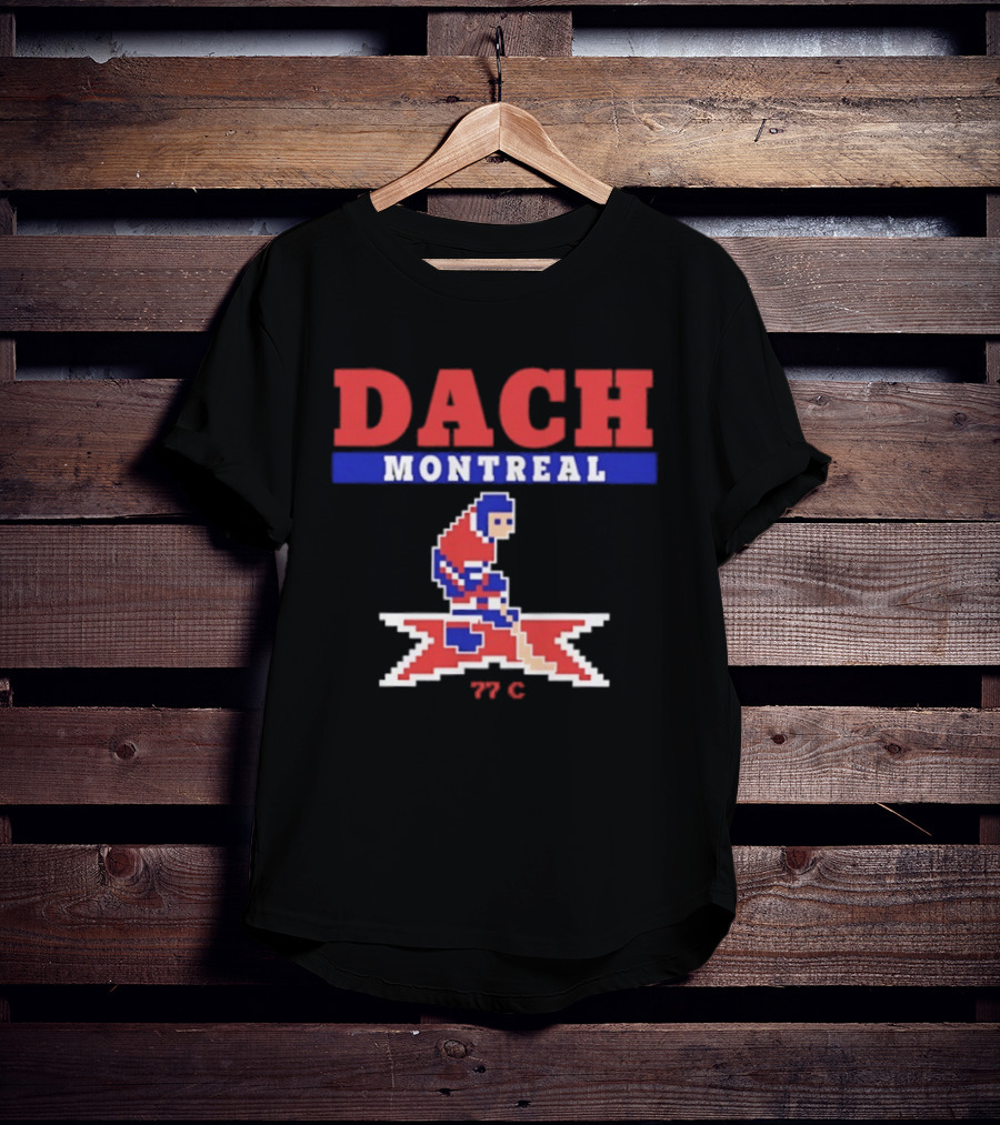 Kirby Dach Montreal 77 C Hockey Canadiens Iconic Athlete T-Shirt