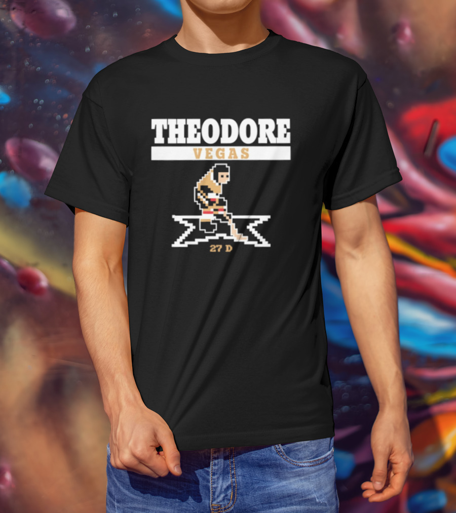 Theodore Vegas 27 D Hockey Player T-Shirt