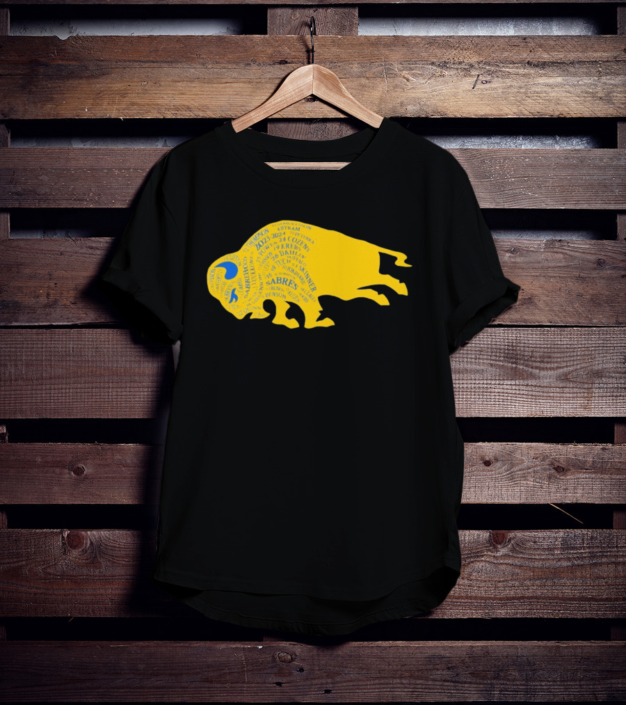 Buffalo Sabres Tage Thompson Rasmus Dahlin Alex Tuch Hockey 2023 Team Players T-Shirt