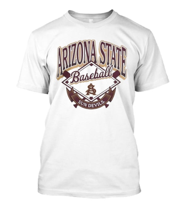 Arizona State Sun Devils Baseball 2026 White T-Shirt