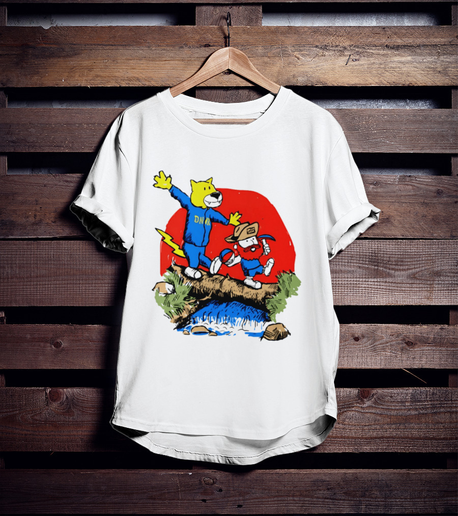 Buffalo Bills Football Cartoon Characters With DNR Sports T-Shirt