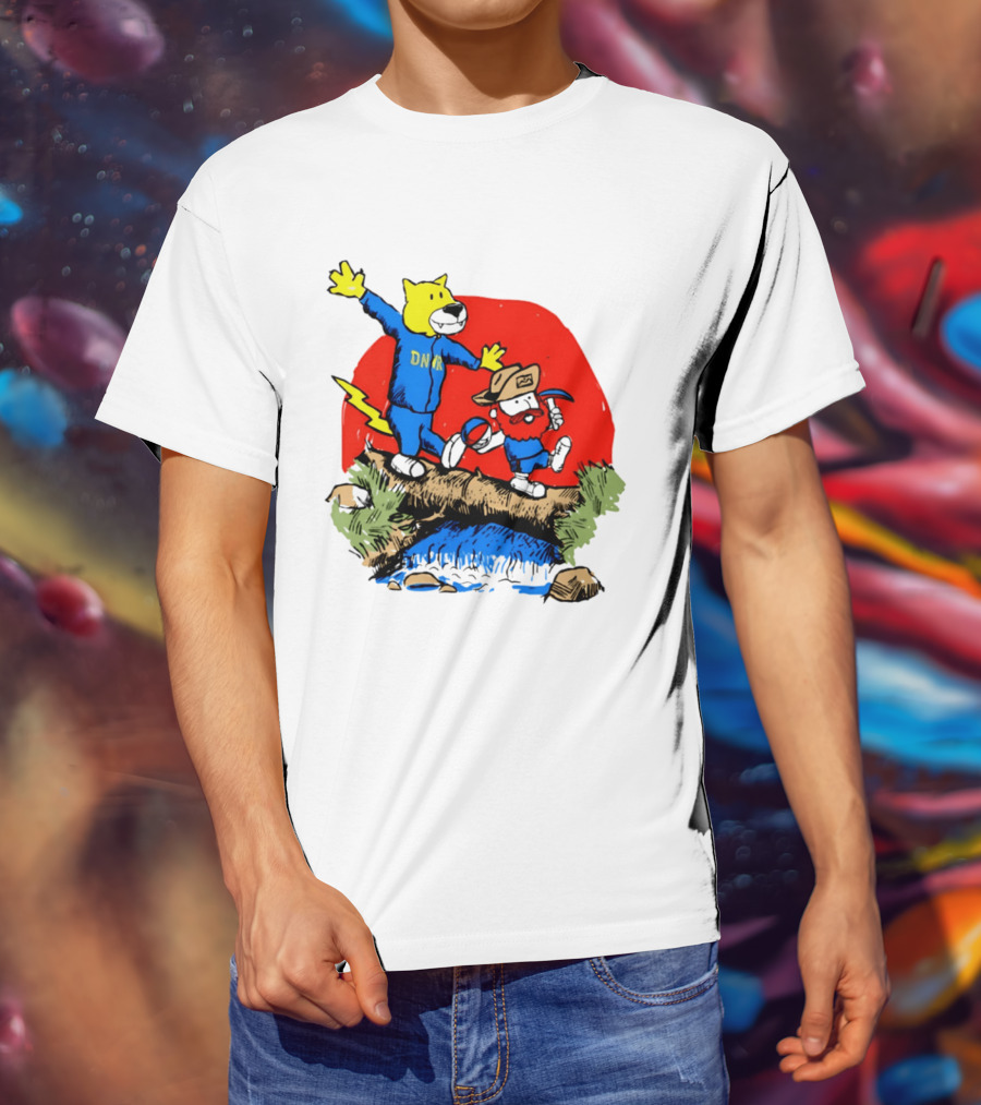 Buffalo Bills Football Cartoon Characters With DNR Sports T-Shirt