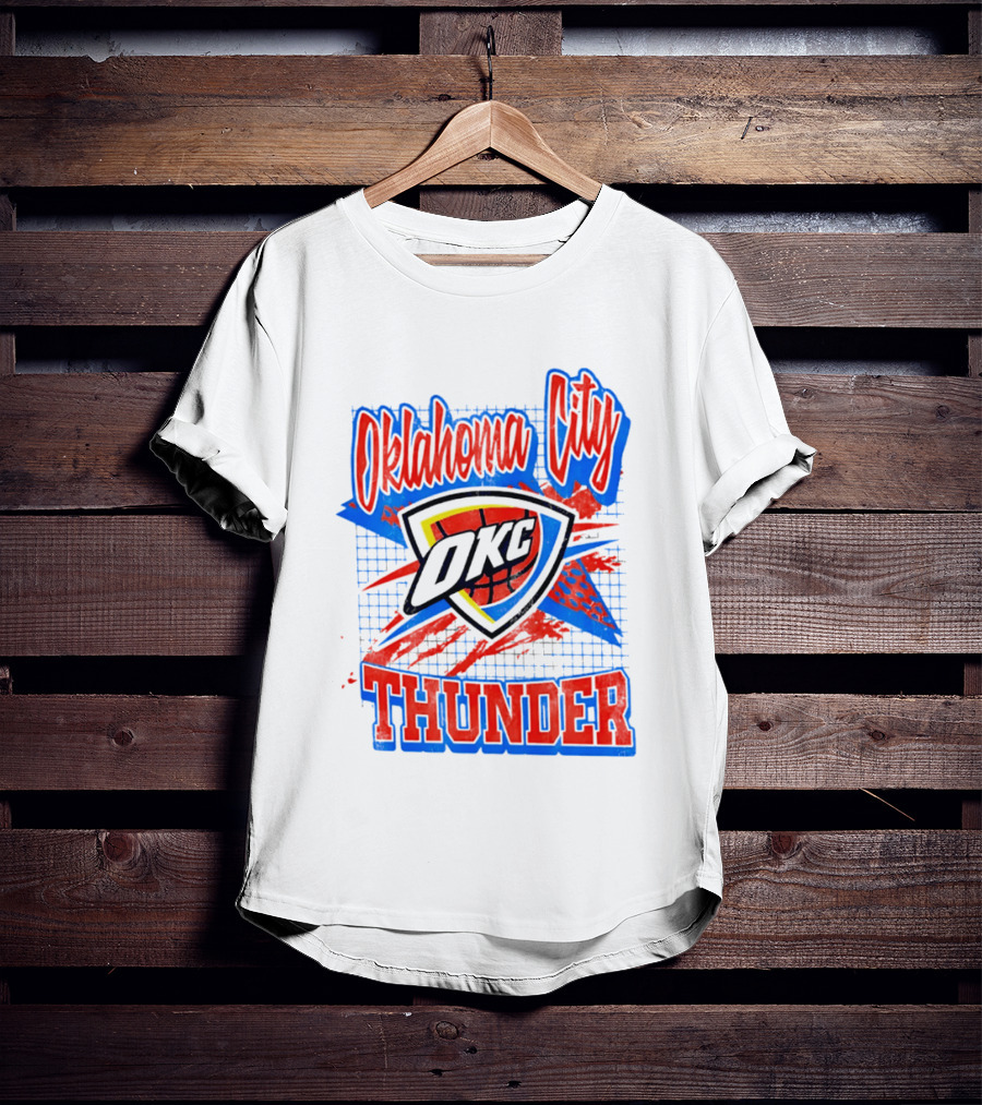 Oklahoma City Thunder OKC Vintage Hardwood Classics Vibe 2026 T-Shirt