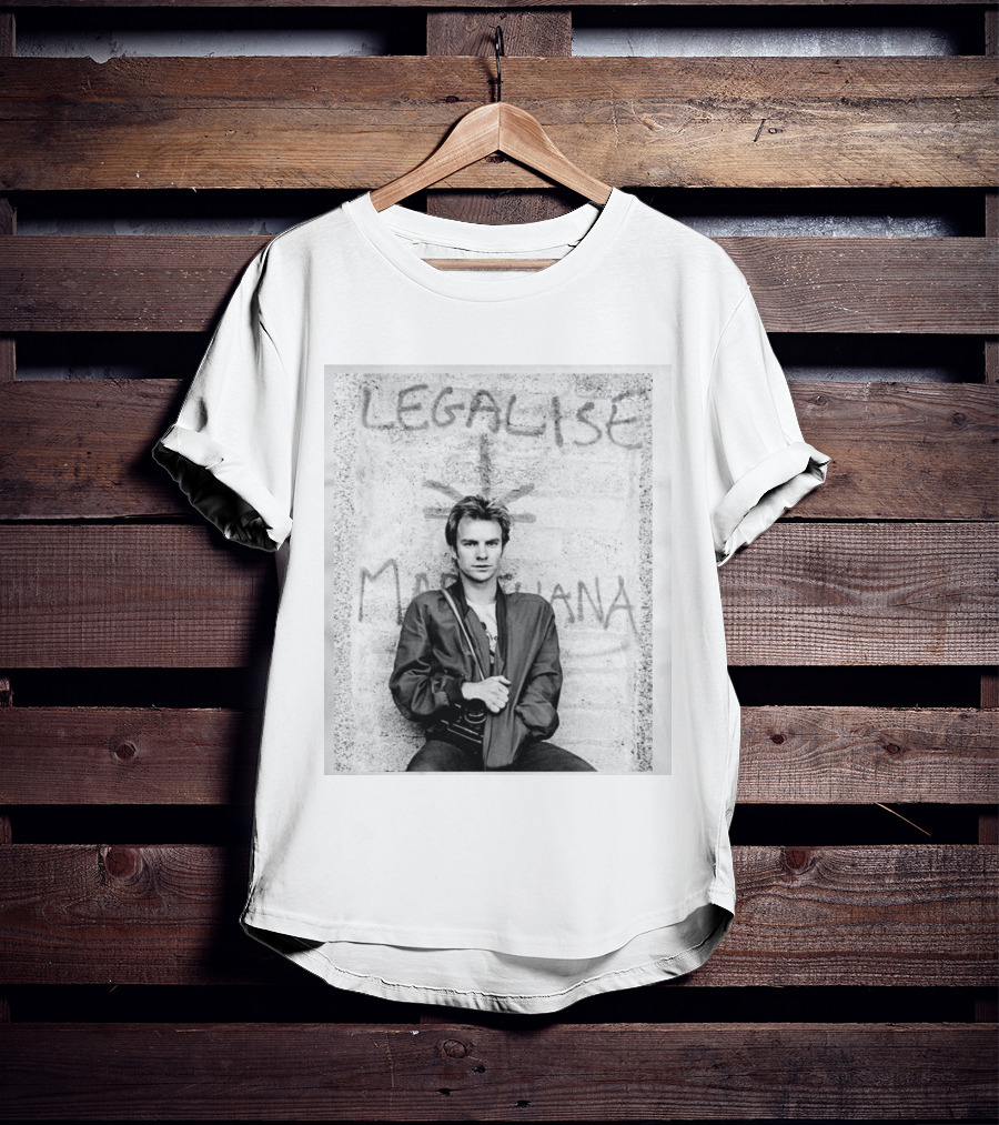 Sting 1980 Tour The Police Ireland Stone Wall T-Shirt