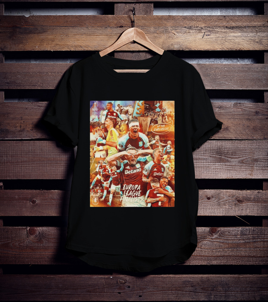 Aston Villa FC Europa League UTV Eurovilla Celebration T-Shirt