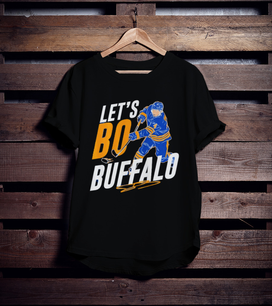 Let's Bo Buffalo Hockey Bowen Byram Buffalo Sabres T-Shirt