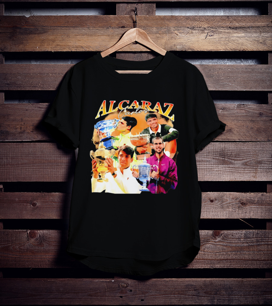 Carlos Alcaraz Tennis Trophies Champion Highlights T-Shirt