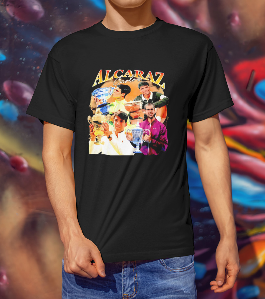 Carlos Alcaraz Tennis Trophies Champion Highlights T-Shirt