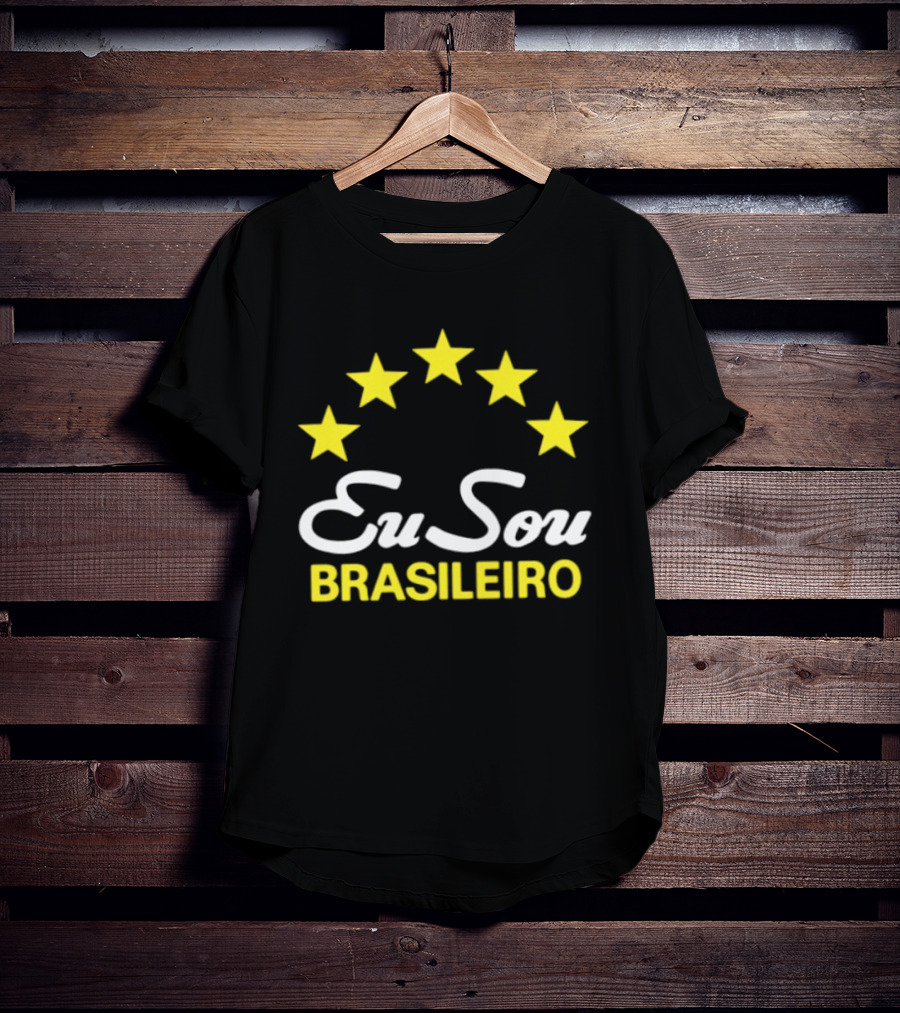 Eu Sou Brasileiro Five Stars Brazil Pride T-Shirt
