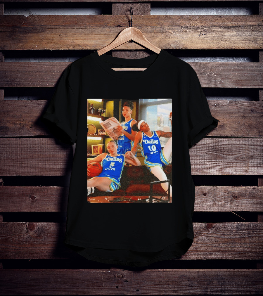 Dallas Wings 2026 Azzi Fudd Paige Bueckers Aziaha James Basketball Photo T-Shirt
