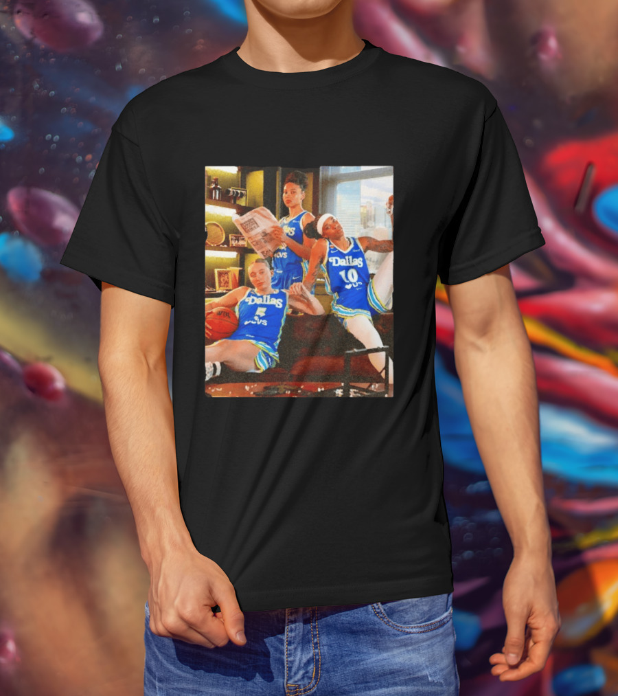 Dallas Wings 2026 Azzi Fudd Paige Bueckers Aziaha James Basketball Photo T-Shirt