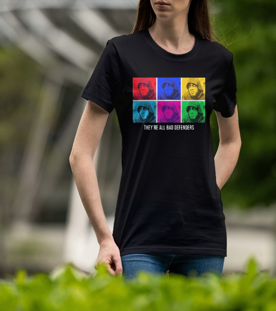Jaden McDaniels Pop Art Style They're All Bad Defenders T-Shirt