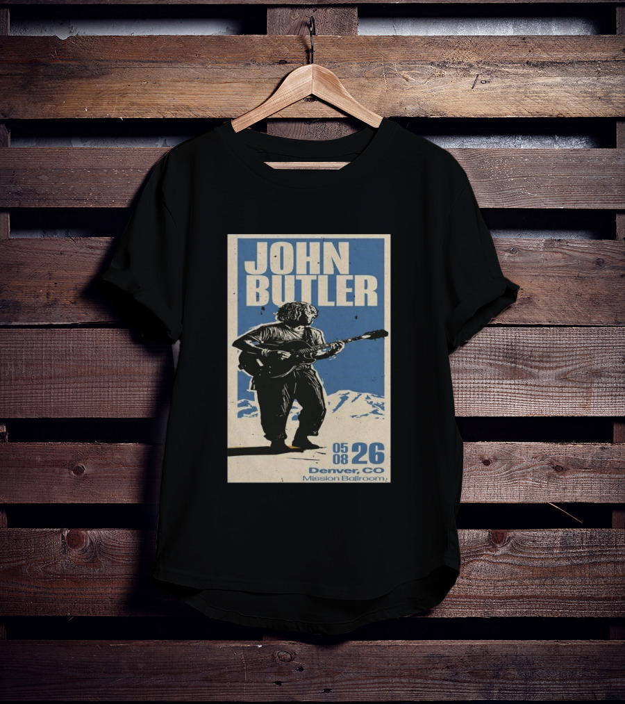 John Butler May 8 2026 Denver CO Mission Ballroom T-Shirt