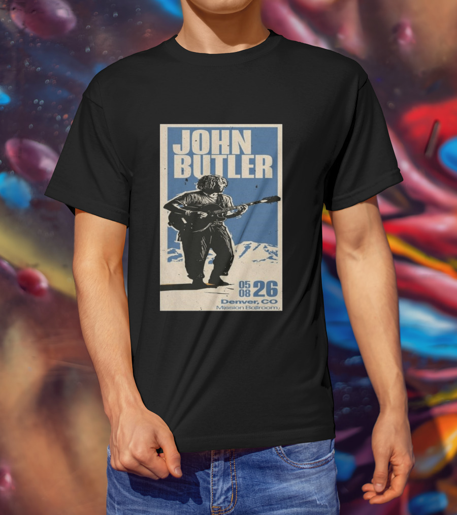 John Butler May 8 2026 Denver CO Mission Ballroom T-Shirt