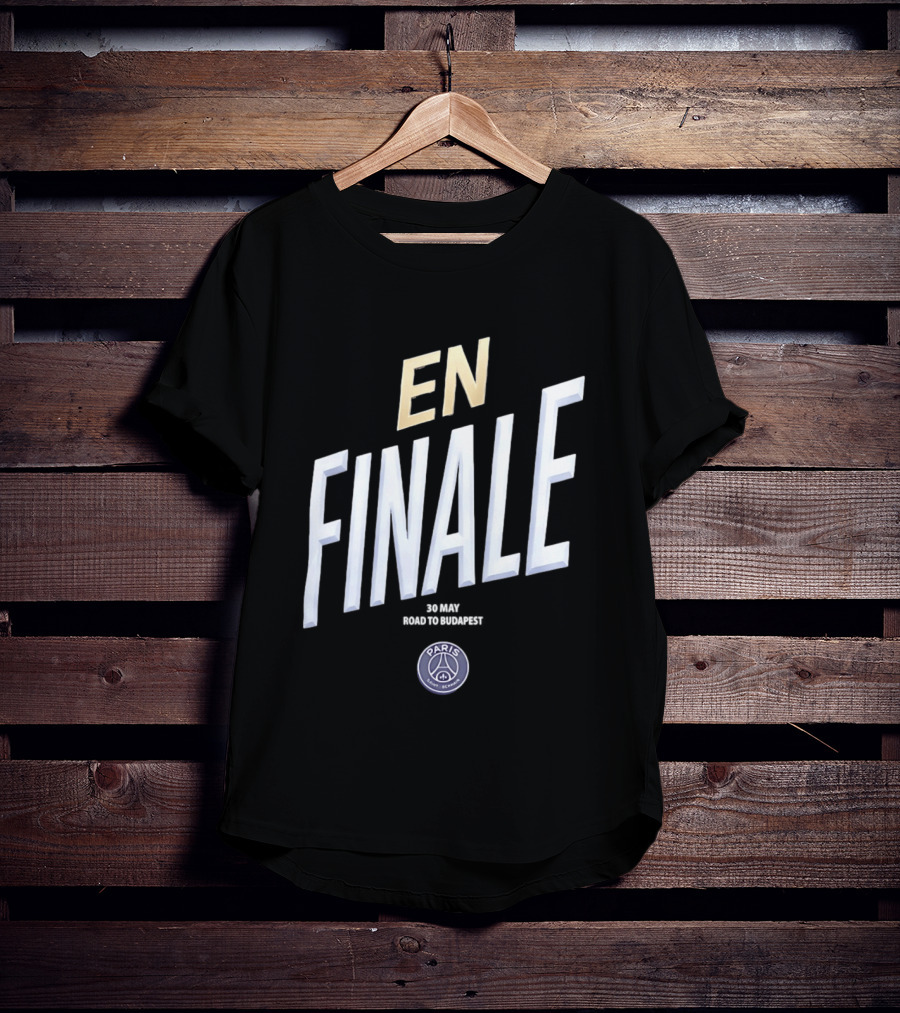 Paris Saint Germain En Finale Budapest 2026 T-Shirt
