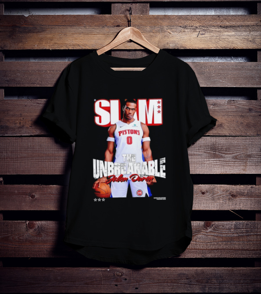 SLAM Jalen Duren Unbreakable Detroit Pistons 260 T-Shirt
