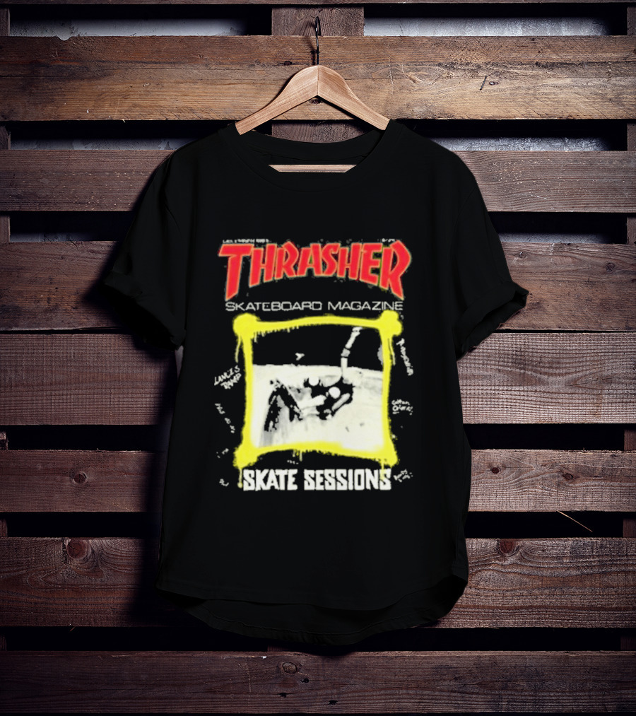 Thrasher Skateboard Magazine December 1983 Skate Sessions T-Shirt
