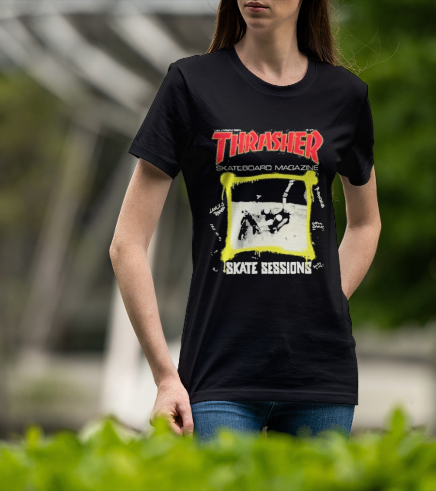 Thrasher Skateboard Magazine December 1983 Skate Sessions T-Shirt