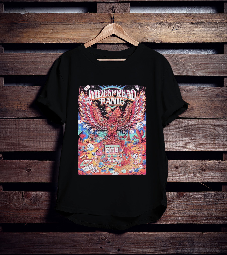 Widespread Panic Las Vegas 2026 Concert With Casino And Phoenix T-Shirt