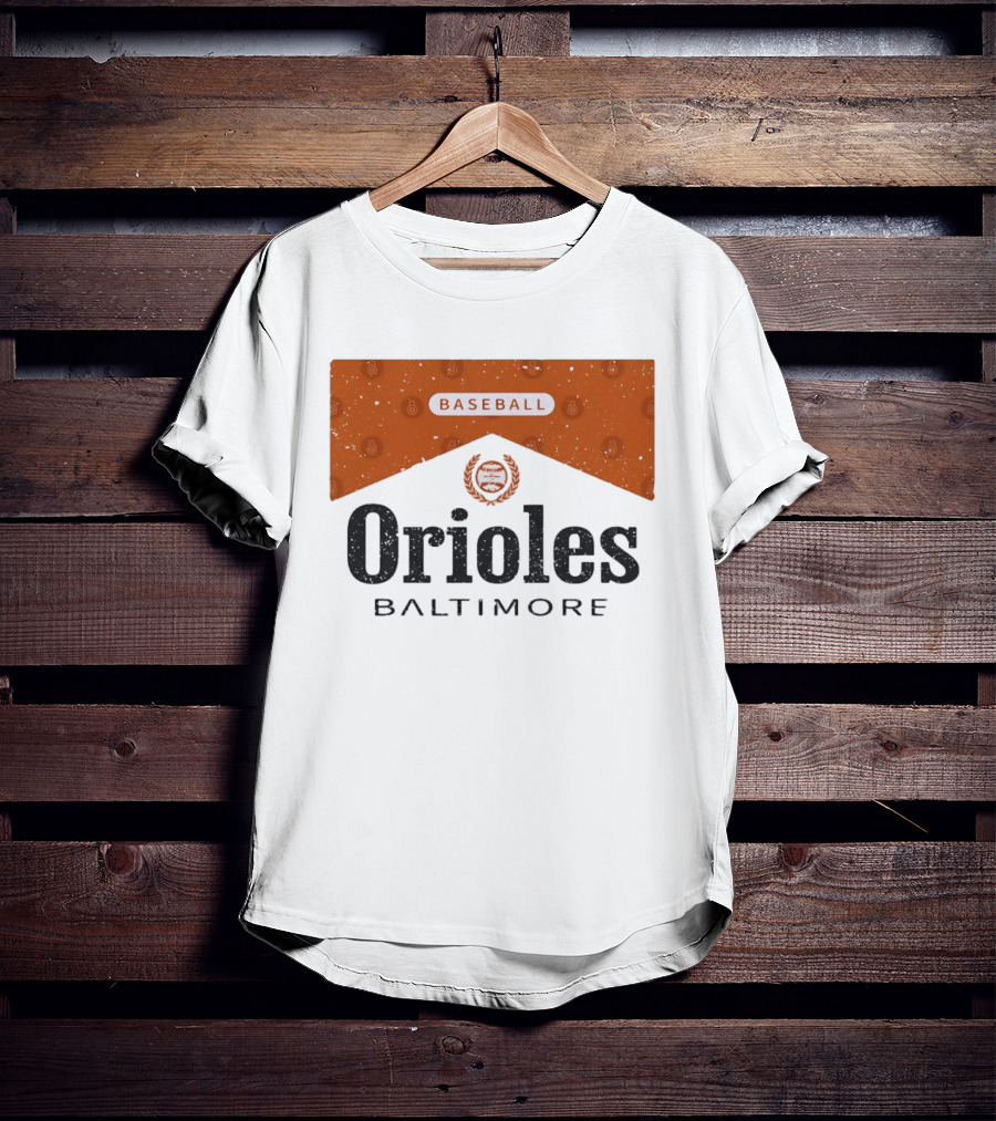 Baltimore Orioles Baseball Marlboro Collaboration T-Shirt