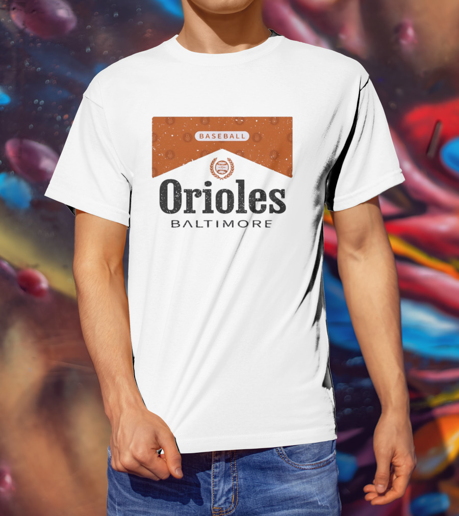 Baltimore Orioles Baseball Marlboro Collaboration T-Shirt