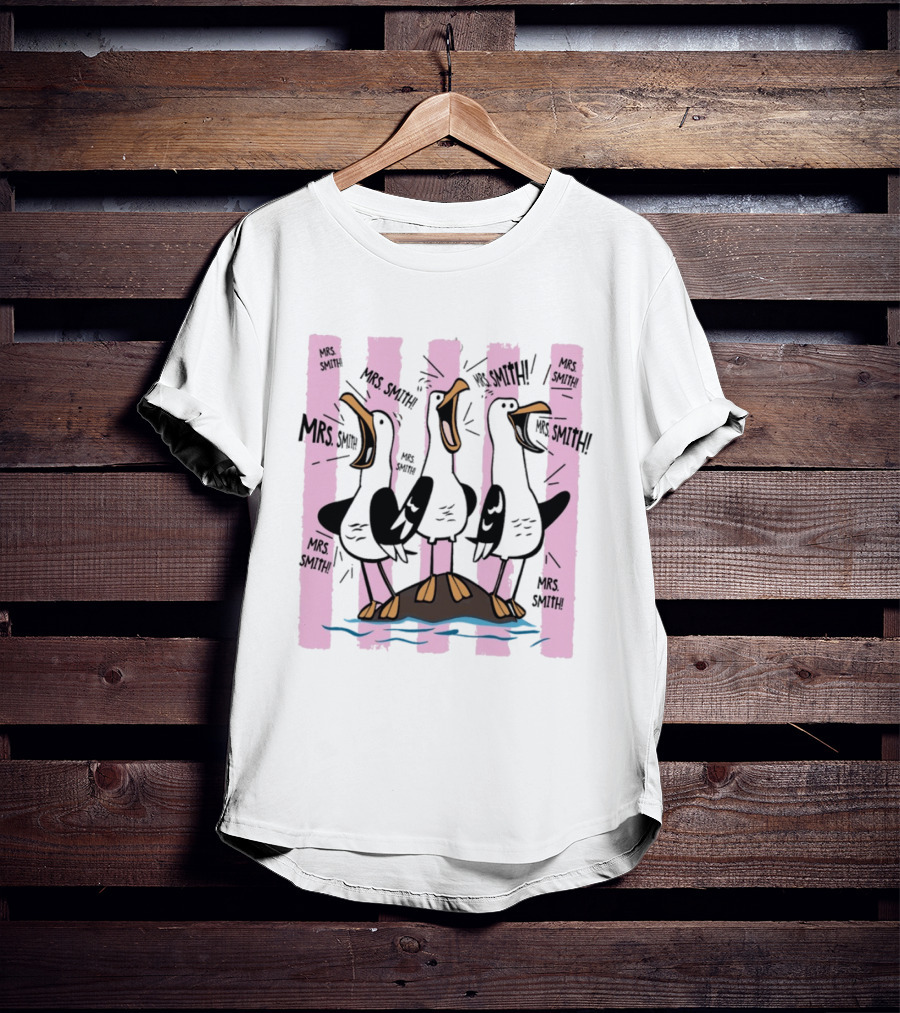 Mrs. Smith Appreciation Custom Seagulls Teacher Recognition T-Shirt