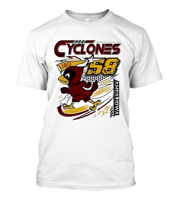 Cyclones ISU Racing Cy 58 Comfort Colors 90s T-Shirt