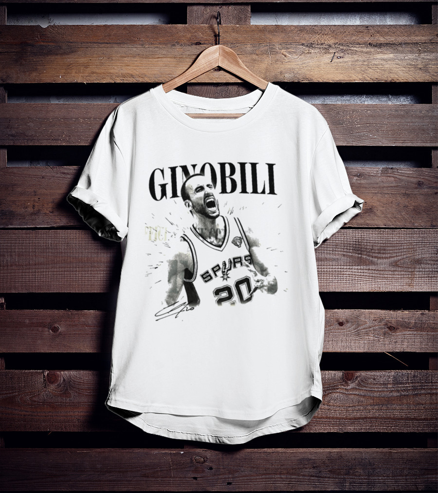 Ginobili Spurs 20 Basketball Legend T-Shirt