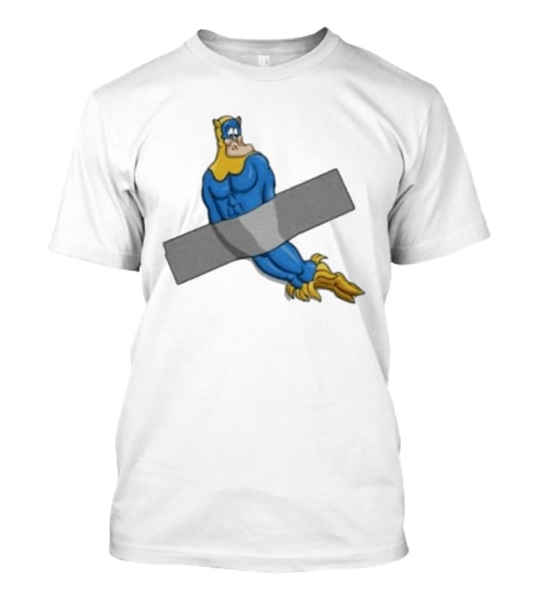 Jim'll Paint It Captain Hero Duct Tape T-Shirt