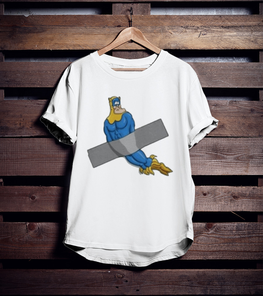 Jim'll Paint It Captain Hero Duct Tape T-Shirt