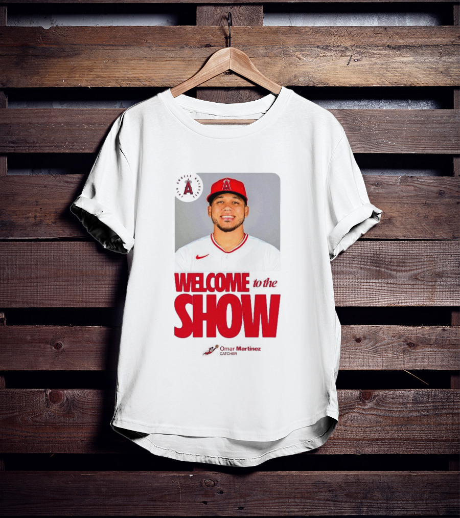 Los Angeles Angels Juan Lagares Welcome To The Show MLB Baseball T-Shirt