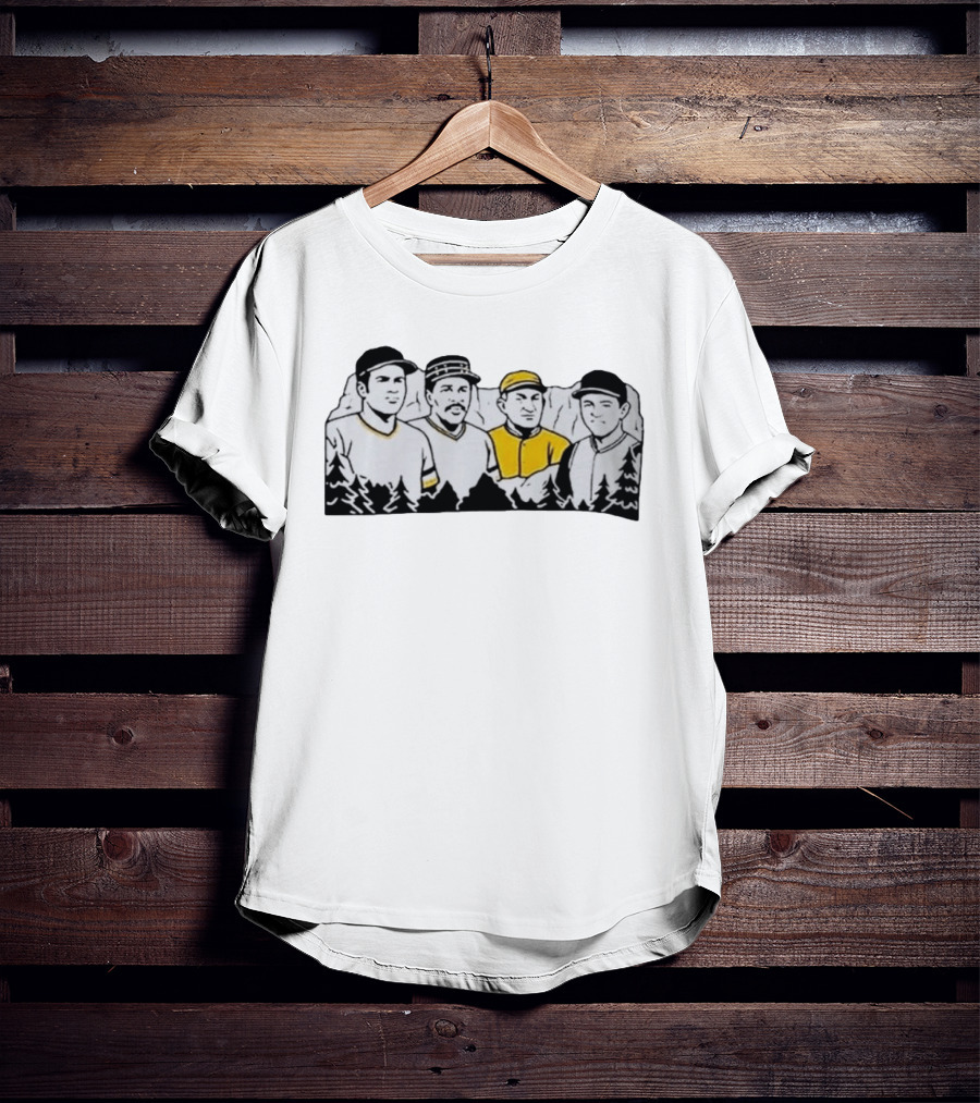 Pittsburgh Baseball Legends Mount Rushmore Pirates T-Shirt