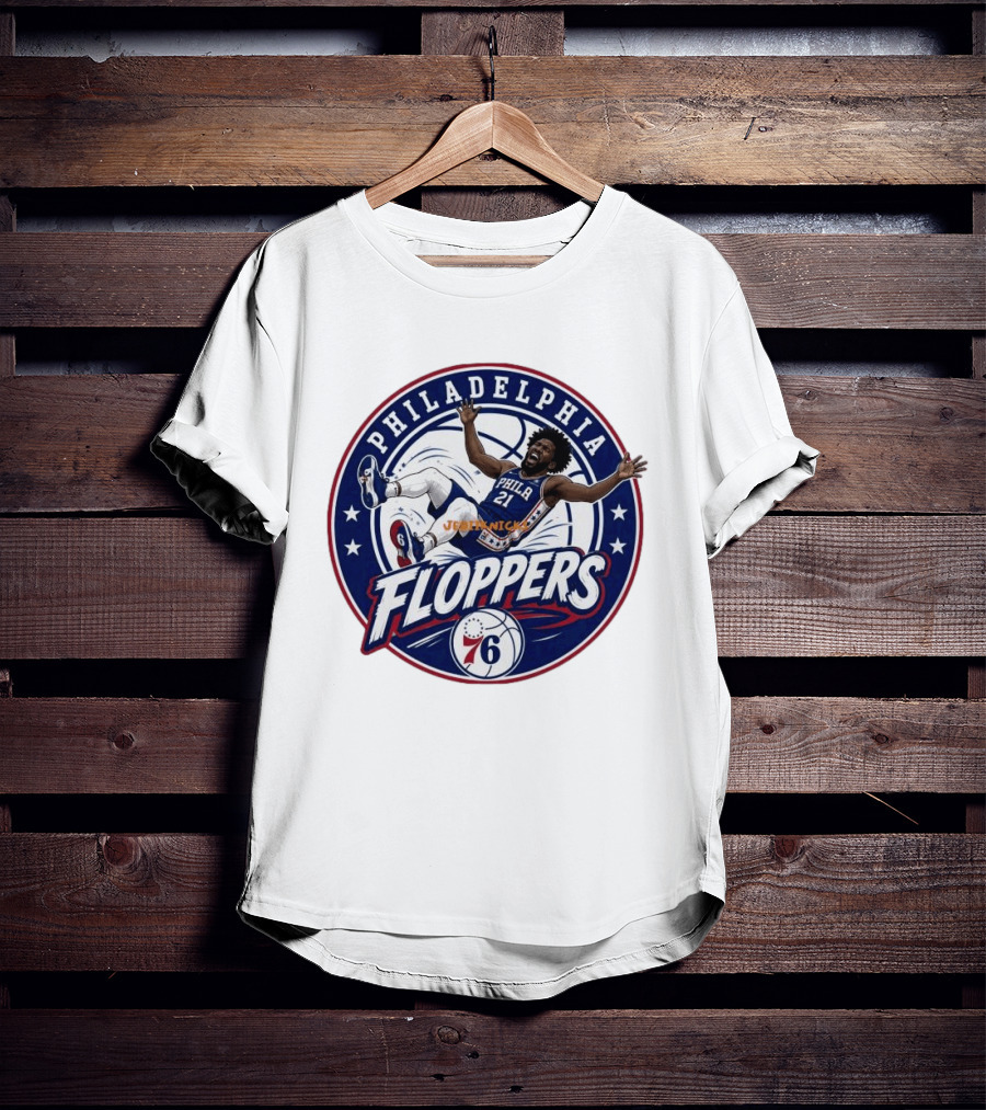 Philadelphia Floppers Joel Embiid 76ers Basketball 2026 T-Shirt