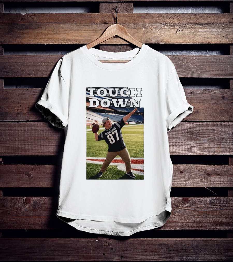 Touchdown Gronkowski 87 Football Player Stadium T-Shirt