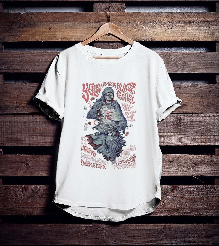 Yellow Paper Burger Fest Vol 5 Eagle Rock California Event T-Shirt