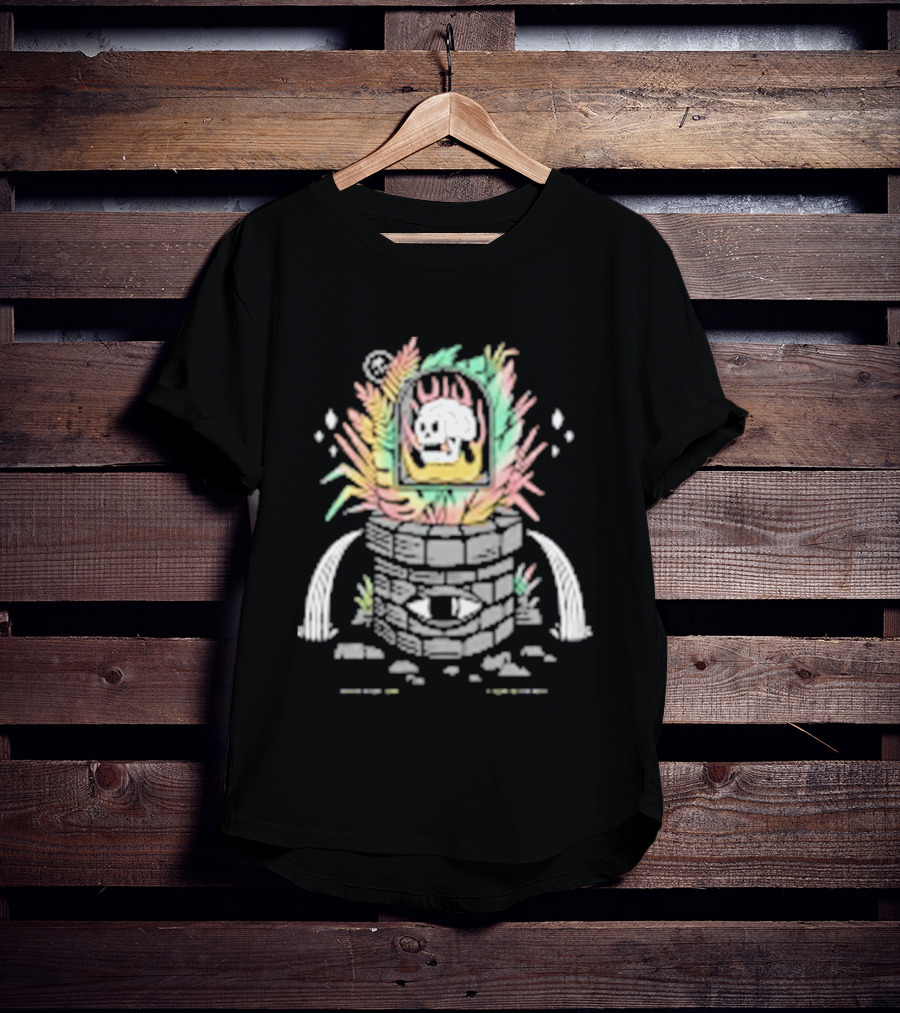 A Leak In The Well Fuzzy Sheep In Vibrant Watercolor Explosion T-Shirt