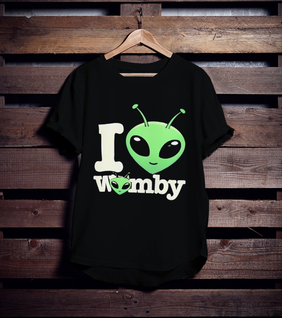 I Love Womby Aliens Victor Wembanyama San Antonio Spurs Basketball T-Shirt