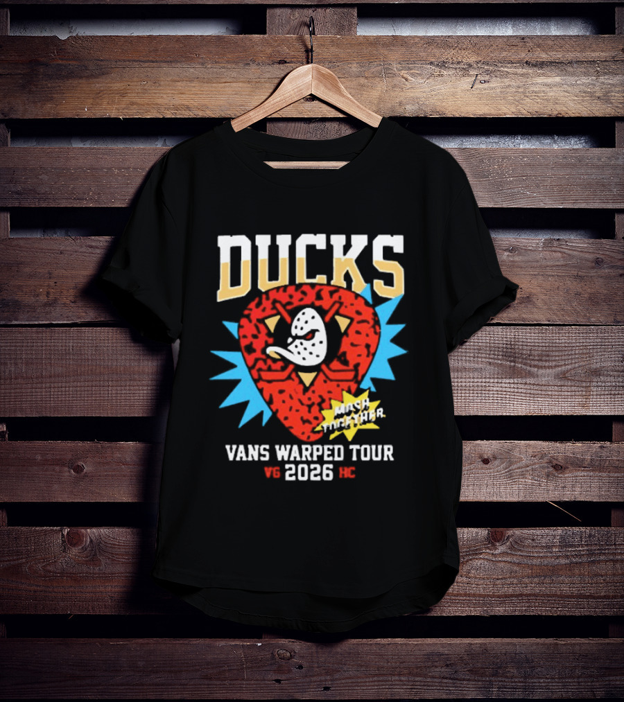 Anaheim Ducks Vans Warped Tour 2026 Smash The Patriarchy T-Shirt