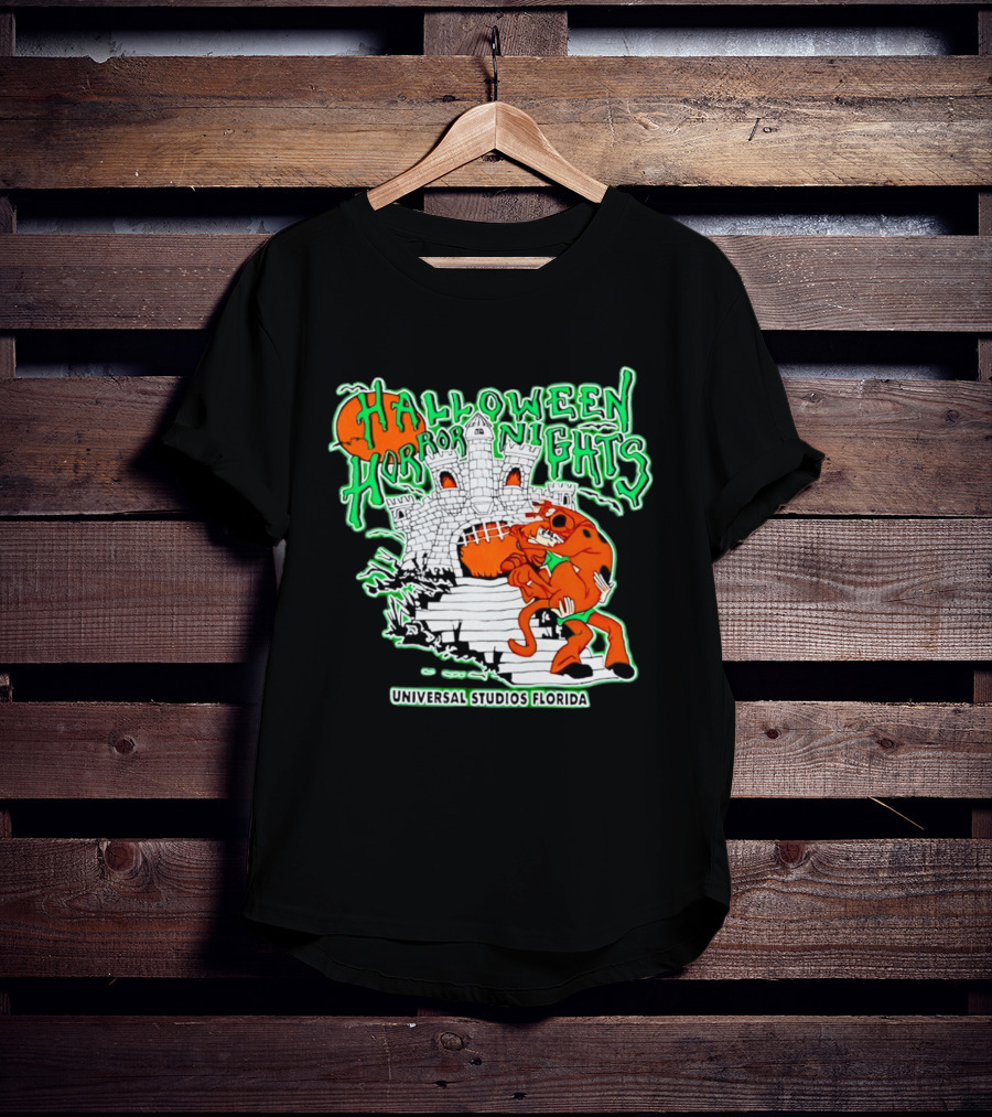Halloween Horror Nights Universal Studios Florida Scoob Night Razors In The Night Beyond Human T-Shirt