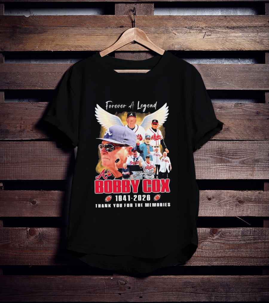 Bobby Cox 1941 2026 Atlanta Baseball Legend Thank You For The Memories T-Shirt