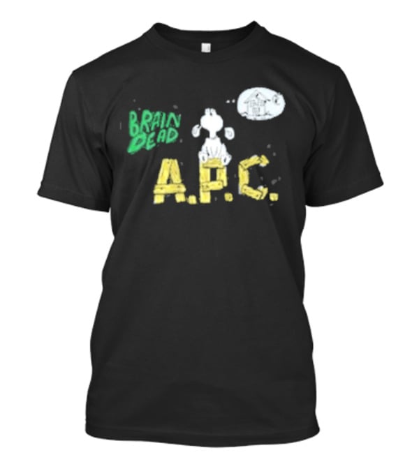 Brain Dead A.P.C. Homesick Dog With House In Thought Bubble T-Shirt