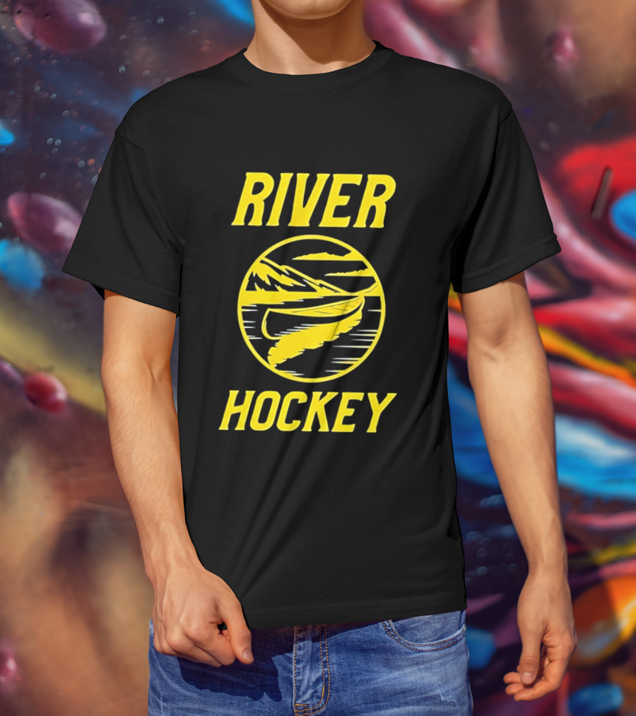 Buffalo Sabres River Hockey Scenic Canoe Adventure T-Shirt